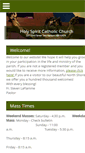 Mobile Screenshot of holyspirittwoharbors.org